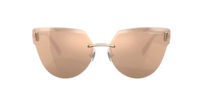 Shop Tiffany & Co . Woman Sunglasses Tf3070 In Rose Gold