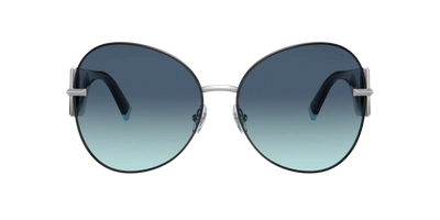 Shop Tiffany & Co . Woman Sunglasses Tf3069 In Tiffany Blue Gradient