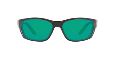 Costa Del Mar Costa Man Sunglasses 6s9054 Fisch In Green Mirror