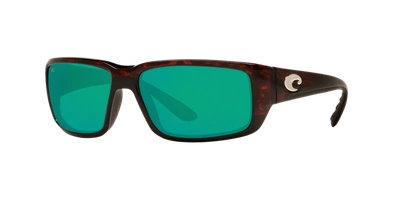 Costa Del Mar Costa Man Sunglasses 6s9006 Fantail In Green Mirror