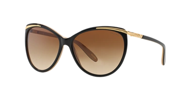 Shop Ralph Woman Sunglasses Ra5150 In Light Brown Gradient Dark Brown