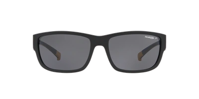 Shop Arnette Unisex Sunglasses An4256 Bushwick In Polarized Dark Grey