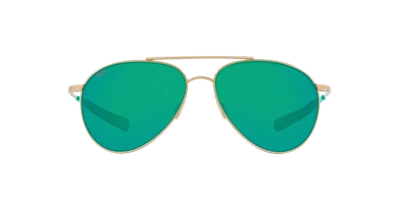 Costa Del Mar Costa Woman Sunglasses 6s6003 Piper In Green Mirror