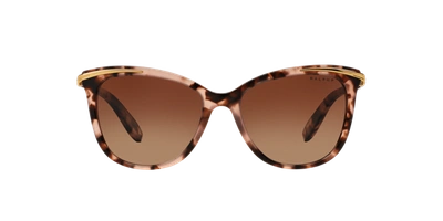 Shop Ralph Woman Sunglasses Ra5203 In Polar Gradient Brown