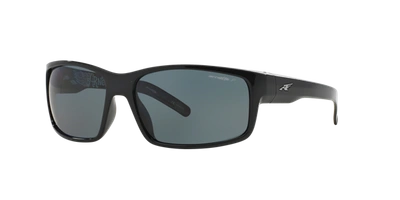 Arnette Gray Rectangular Mens Sunglasses An4202 44781 62 In Polarized Dark Grey