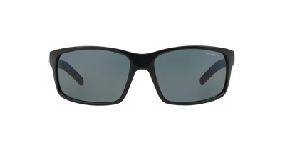 Arnette Gray Rectangular Mens Sunglasses An4202 44781 62 In Polarized Dark Grey