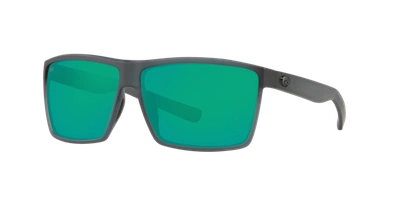 Costa Del Mar Rincon Rin 156 Ogmglp Flat Top Polarized Sunglasses In Green Mirror