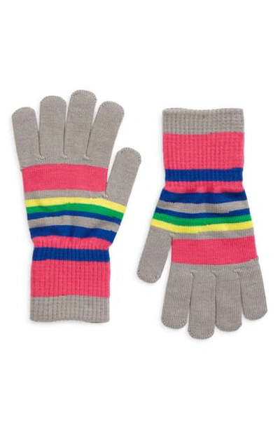 Shop Trouve Nordstrom Knit Gloves In Make It Merry Multi Combo