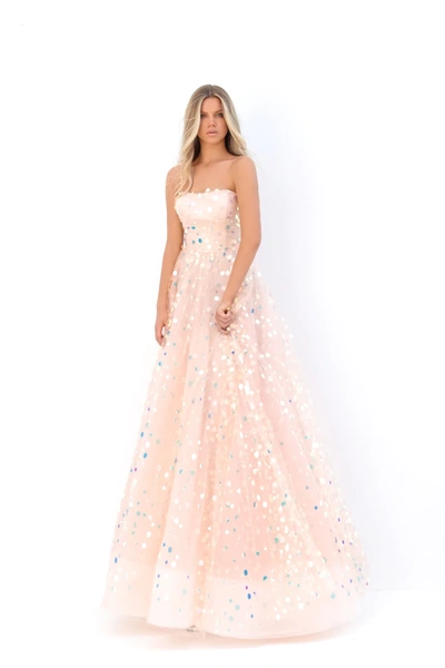 Shop Tarik Ediz Lolita Strapless Tulle Gown