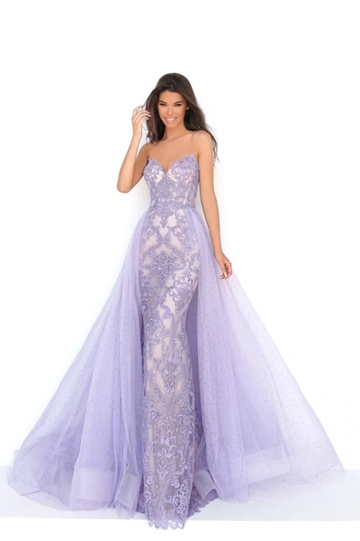 Shop Tarik Ediz Scarlett Strapless Tulle Gown