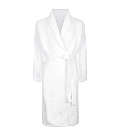 Shop Abyss & Habidecor Super Pile Bathrobe (extra Large) In White