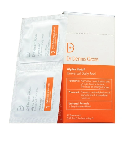 Shop Dr Dennis Gross Alpha Beta Universal Daily Face Peel In White