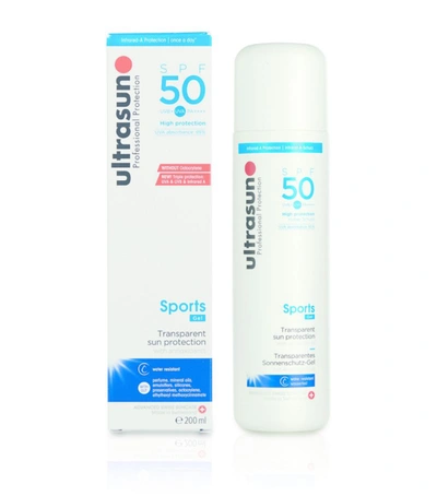 Shop Ultra Sun Sports Gel Spf50 In White