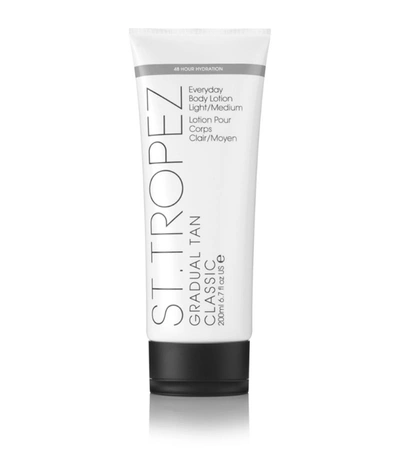 Shop St.tropez St. Tropez Gradual Tan Everyday Body Lotion Light/medium (200ml) In White