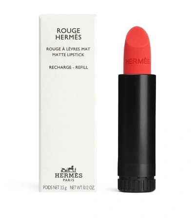 Shop Hermes Hermès Rouge Hermès Matte Lipstick Refill In Red