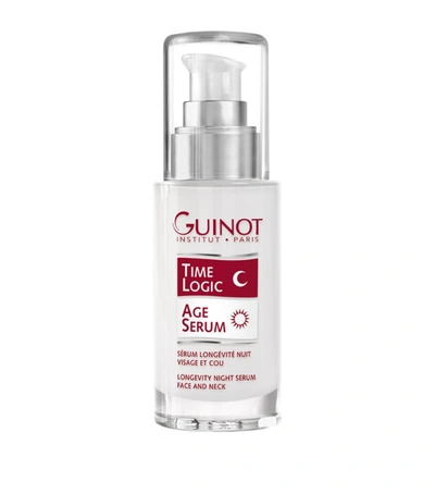 Shop Guinot Time Logic Age Serum For Face And Neck In White