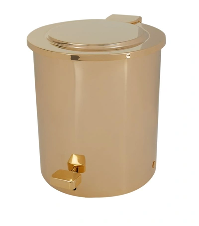 Shop Zodiac Cylinder Gold-plated Pedal Bin