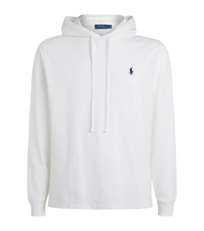 Shop Polo Ralph Lauren Cotton Mesh Hoodie