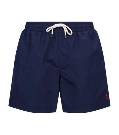 Shop Polo Ralph Lauren Traveller Swim Shorts In Navy