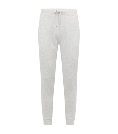 Shop Polo Ralph Lauren Logo Sweatpants In Grey