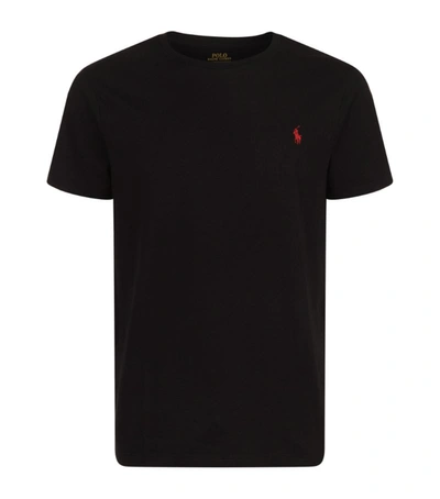 Shop Polo Ralph Lauren Slim-fit T-shirt In Black