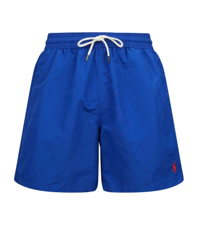 Polo Ralph Lauren Classics Mens Traveller Logo-embroidered Swim Shorts In  Blue | ModeSens