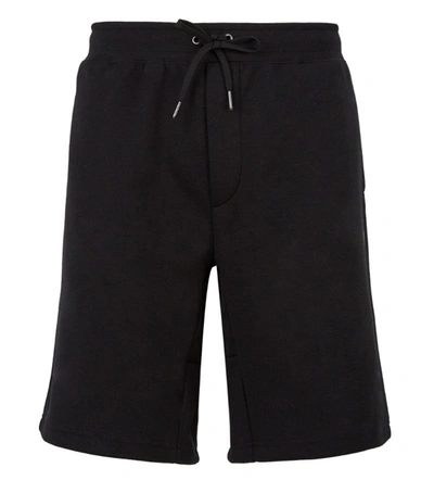 Shop Polo Ralph Lauren Double-knit Shorts In Black