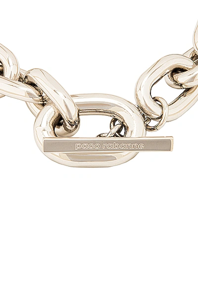 Shop Rabanne Xl Link Necklace In Silver