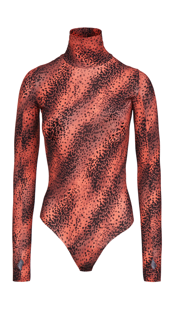 turtleneck thong bodysuit