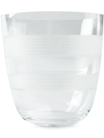 Shop Carlo Moretti Striped Water Glass In White