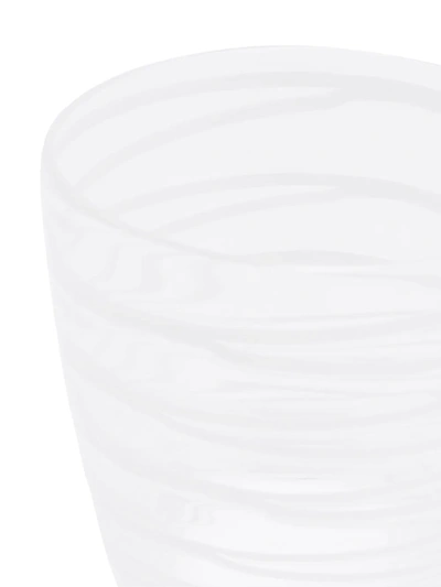Carlo Moretti Swirl Striped Glass In Neutrals