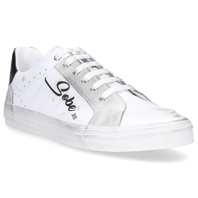 Shop 305 Sobe Low-top Sneakers Lakers Calfskin In White