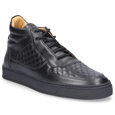 Leandro Lopes Faisca Quilted High-top Sneakers In Black | ModeSens
