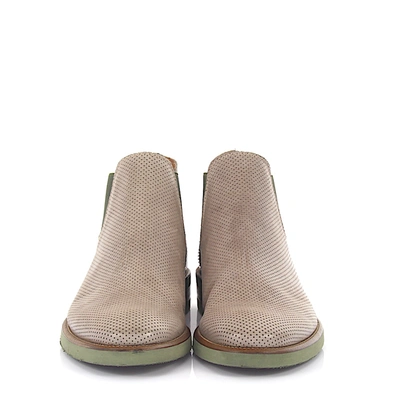 Shop Budapester Boots Beige 5048 In 米色