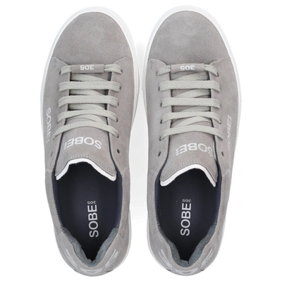 Shop 305 Sobe Low-top Sneakers Miami Suede In Grey