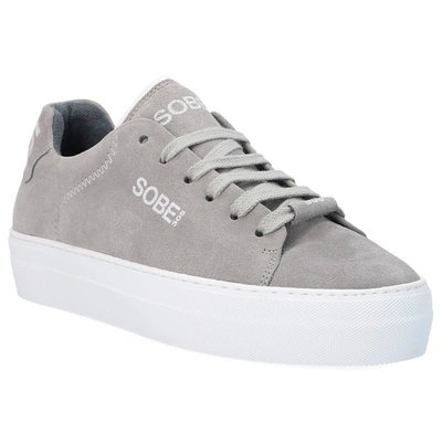 Shop 305 Sobe Low-top Sneakers Miami Suede In Grey