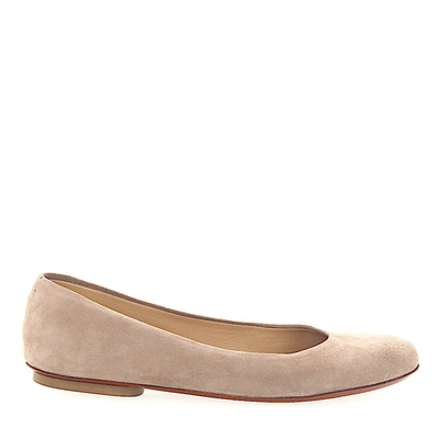 Shop Truman's Classic Ballet Flats 7362 Suede Beige