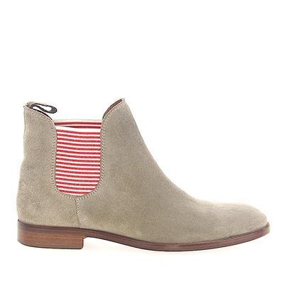 Shop Budapester Ankle Boots Beige 635 In 米色