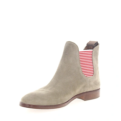 Shop Budapester Ankle Boots Beige 635 In 米色