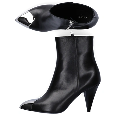 Shop Celine Ankle Boots Black Edwinge