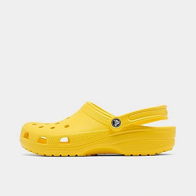 Shop Crocs Unisex Classic Clog Shoes (men's Sizing) In Lemon