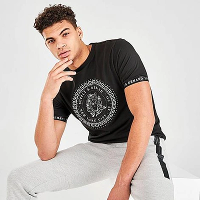 Shop Supply And Demand Men's Vanquish T-shirt In Black/white