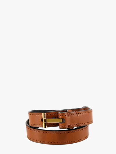 Shop Tom Ford Bracelet In Brown