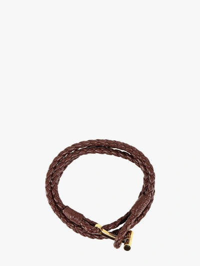 Shop Tom Ford Bracelet In Brown