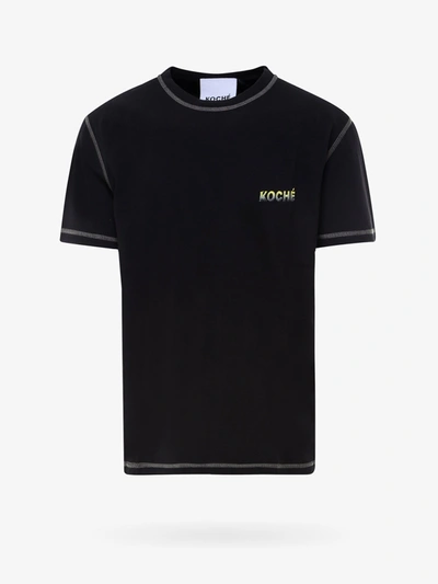 Shop Koché T-shirt In Black