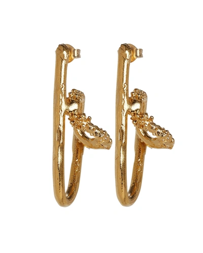 Shop Alighieri The Ancient Forest Earrings In Gold