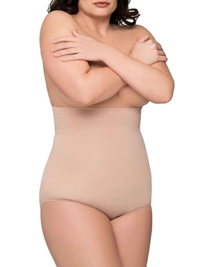 Body Wrap Plus Size High-waist Firm Control Brief In Nude