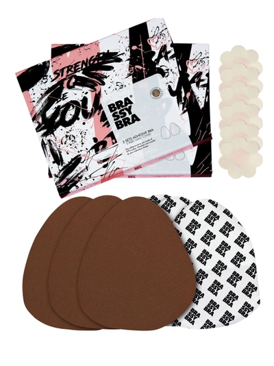 Shop Brassybra Breast Tape In Chocolate