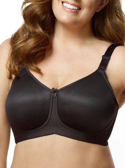 Shop Elila Layla Seamless Wire-free Spacer T-shirt Bra In Black