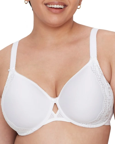 Shop Elomi Charley Spacer T-shirt Bra In White